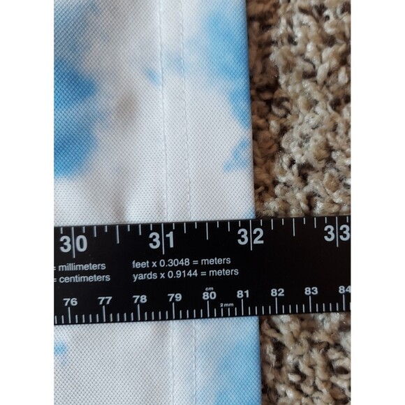 Stitch Polo Shirt Mens X-Large Short Sleeve Performance Sky Clouds Golfing - Picture 7 of 7